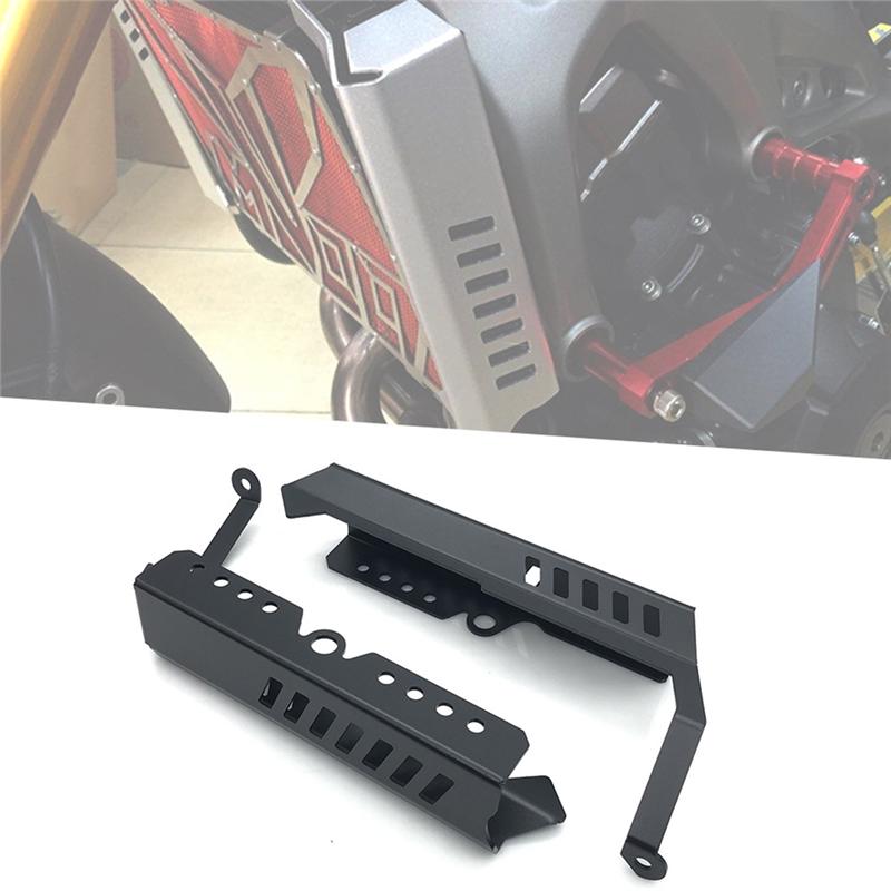 Motorcycle Radiator Cap Side Cover Radiator Grille Left Right Shield Net For Yamaha MT-09 MT09 2013-2016