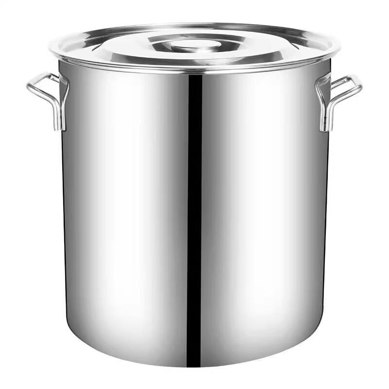 Yuexiang Commercial Thickened Stainless Steel Storage Pot with Lid
