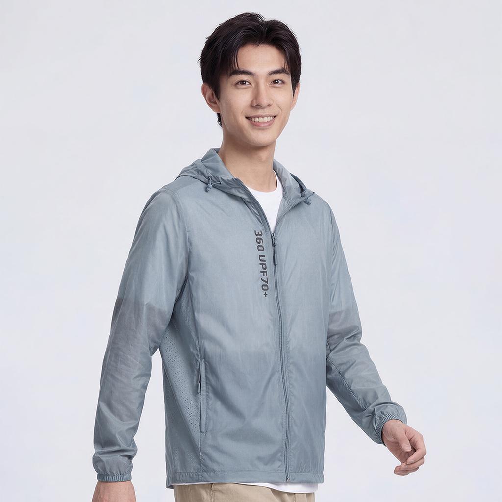 Sunscreen Clothing Men's and Women's Summer Hooded UV Protection Jacket Light and Quick-drying Ice Feeling Fashion Outdoor Mobility