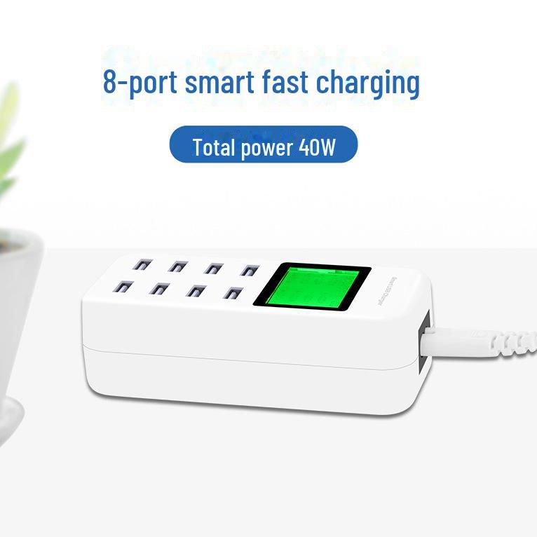8-Port Multi-Function USB Charger Adapter 5V2.4A