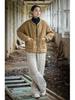 Women's New Style Winter Quilted Plaid Cotton Jacket: Fashionable Literary Short Ramie Coat