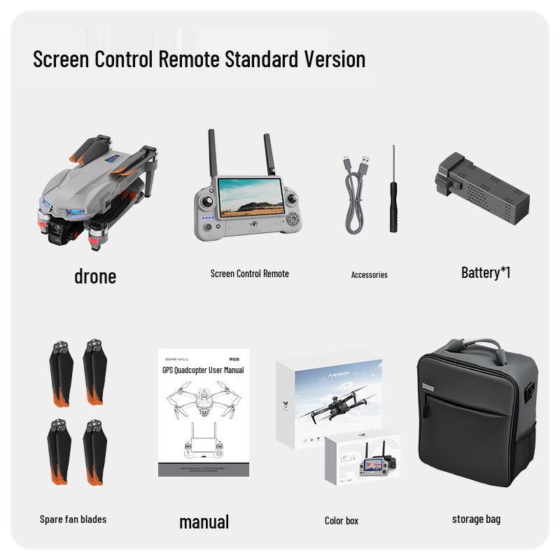 AE60 Three-Axis Gimbal Drone with GPS and HD Digital Image Transmission