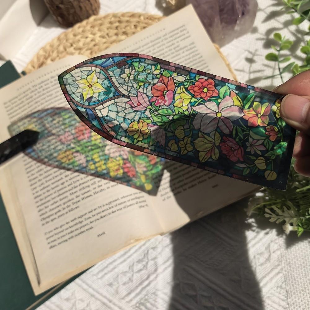 Hand Account Decoration Stained Window Bookmark Translucent Pagination Mark  Home Decor