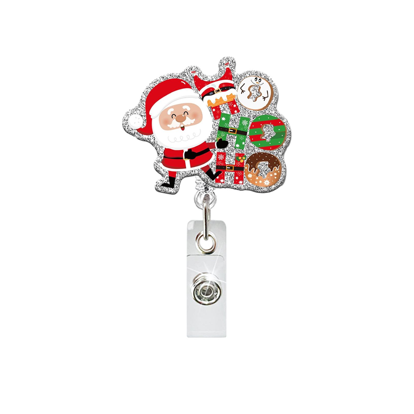 

Acrylic Badge Reel Nurse Id Badge Holder Id Holder Compact Retractable Name Tag Clip For Hospitals Teachers