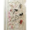 Scarf Ring Hanger, Ties Organizer Rack 28.25", Closet Organizer, Space Saving Hanger for Scarves, Belts, Tank Tops, Accessories - 18 Large Rings