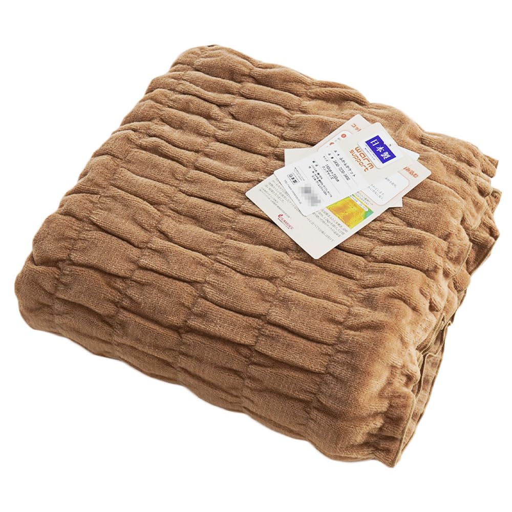 

Теплое поддерживающее одеяло полотенце для лица для людей высокого роста и тех, кто чувствителен к Long Romance Kosugi Односпальное 140 x 230 см Бежевое Хлопковое Внутреннее одеяло