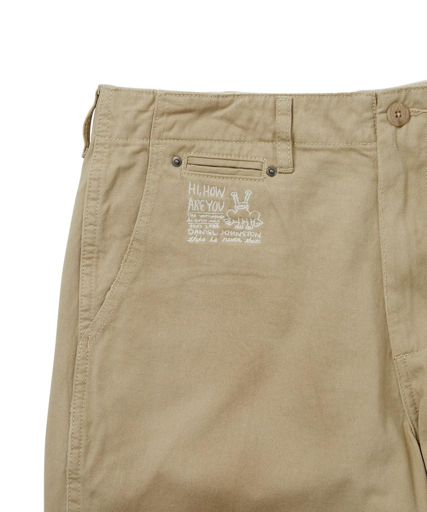 THISISNEVERTHAT Tnt Daniel Johnston Faded Twill Pant Khaki