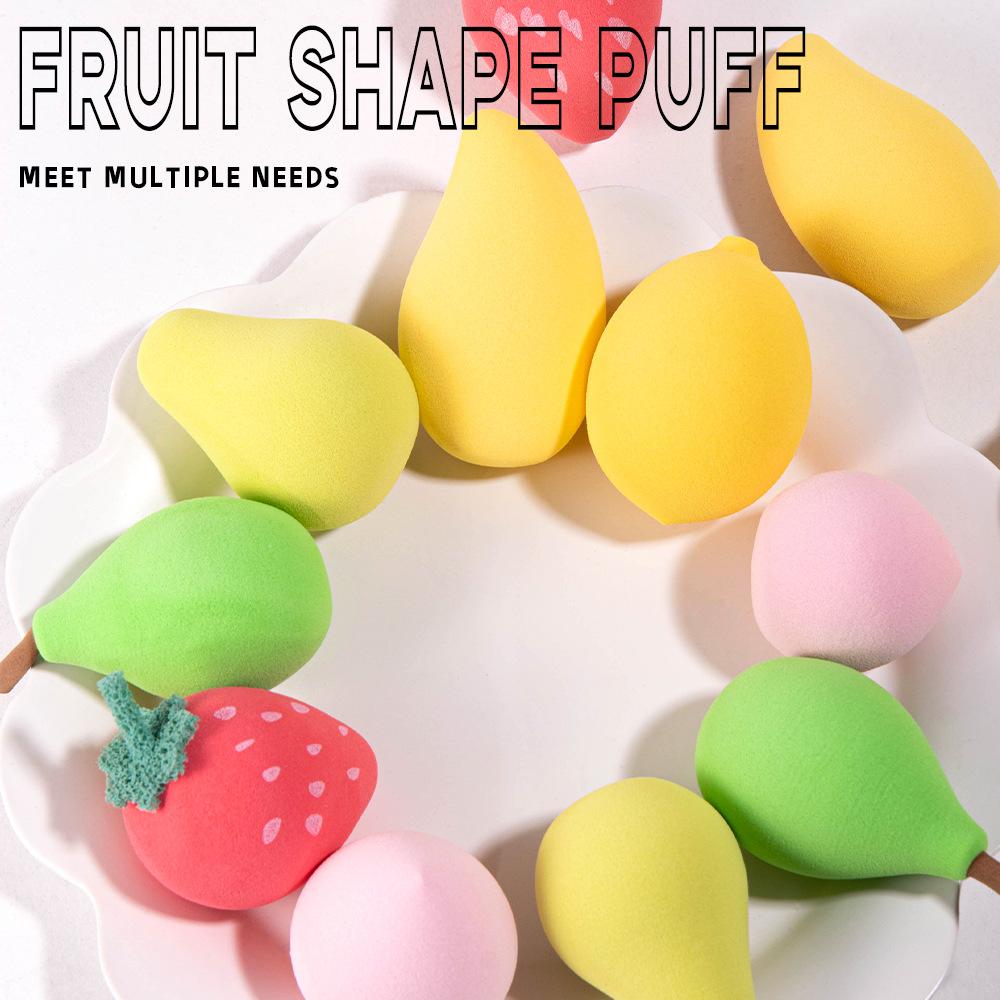 

Косметика для лица Fruit Puff не ест пудру Сухой и влажный инструмент красоты Яйцо красоты
