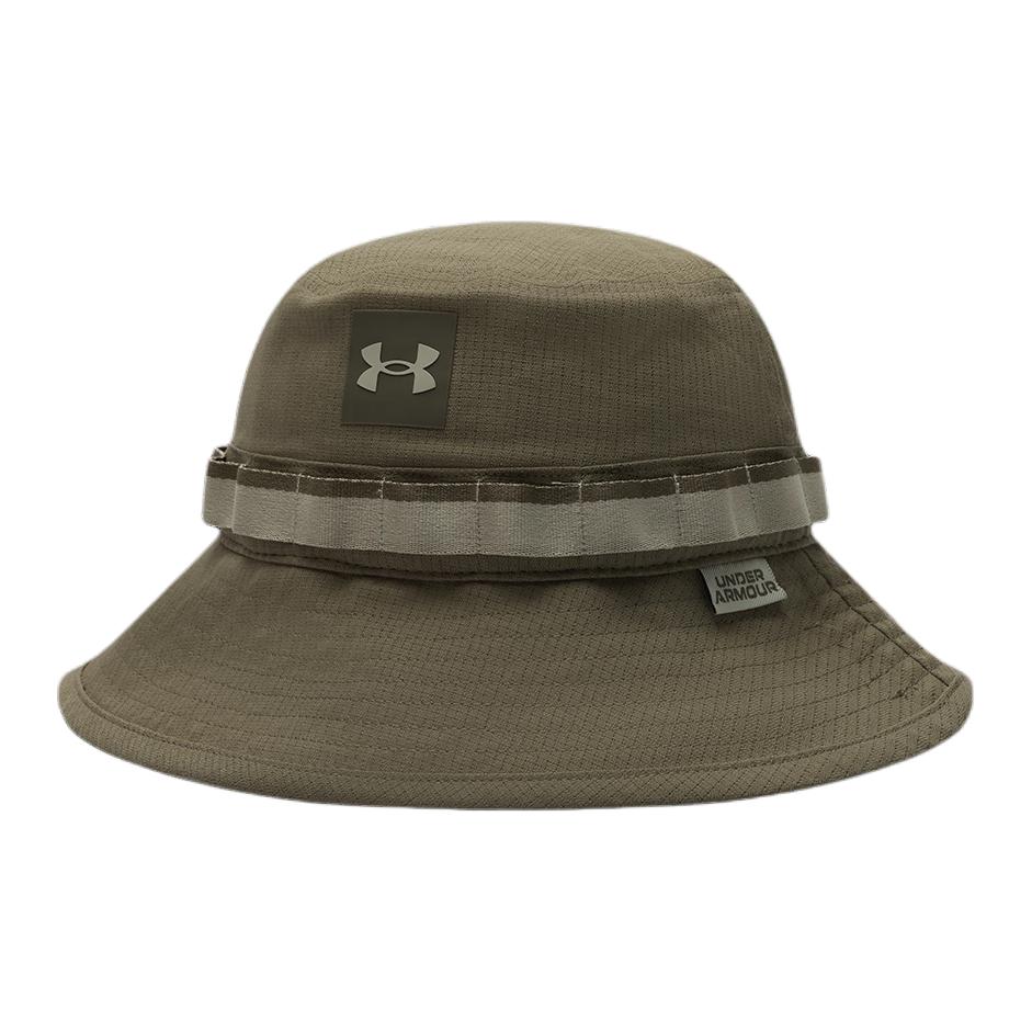 Under Armour Логотип Полиэстер Рыбацкая шляпа Мужские шляпы Зеленый 1383434-251 L/XL