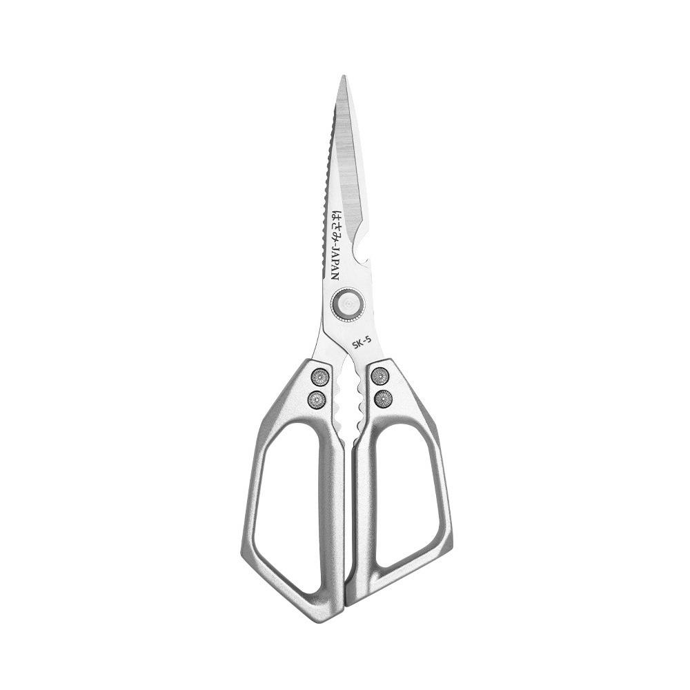 Stainless Steel Chicken Bone Scissors Multifunctional Design Professional Use Food Box Cutter Fish Scale Scraper for Home Use