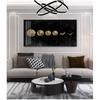 Print Universe Long Banner Art Painting Home Decor Big Size Eclipse of The Moon Wall Art Picture Minimalist Canvas Poster