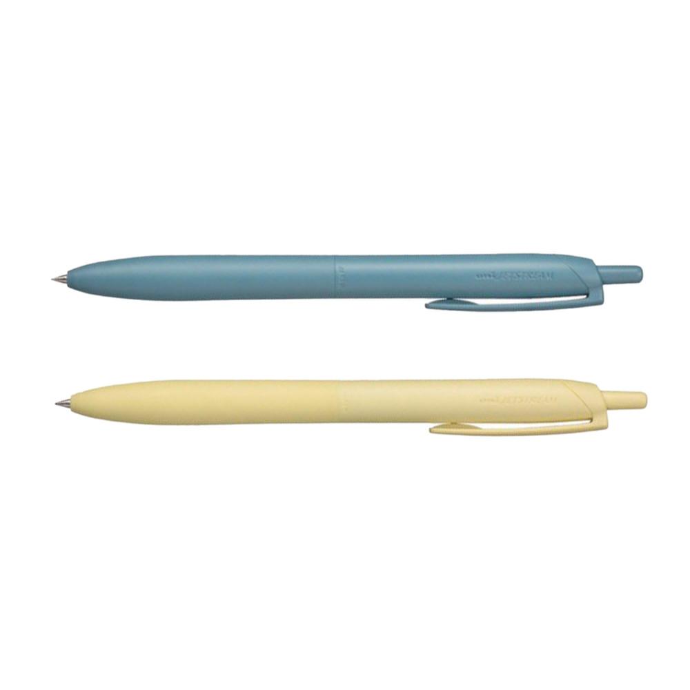 Japan MITSUBISHI PENCIL Jetstream 0.5mm Lite Touch Ink (Forest Blue / Light Yellow) 1 Pc