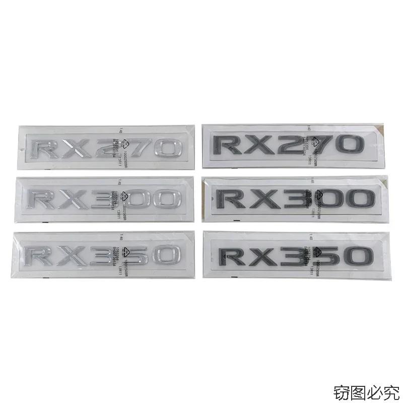 DFW5 ABS Car Body Badge Rear Trunk Sticker Letter Decal for Lexus RX270 RX300 RX350 Emblem Exterior Decoration