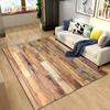 3D Wood Grain Area Rug,Carpet Rug for Living Bedroom Sofa Doormat Decoration,Kitchen Hallway Balcony Kid Play Non-slip Floor Mat