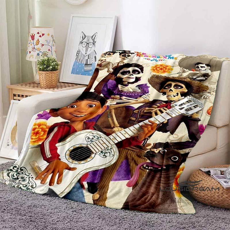 This Coco (Coco) Themed Blanket Is Warm and Cozy, Making It A Perfect Holiday Gift for Both Adults and Children.