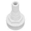 3/4in ABS Plastic Boat Through Hull Connector White Injection Molded Polypropylene Through Hull Fitting