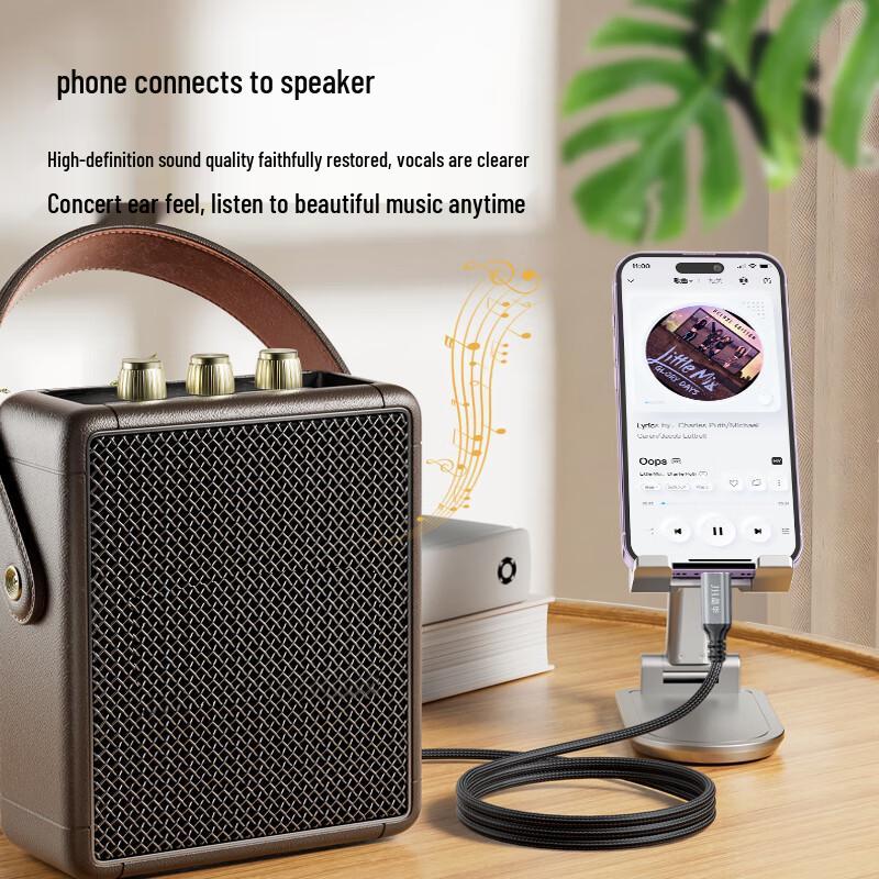 Jinghua Lightning to 3.5mm Audio AUX Cable