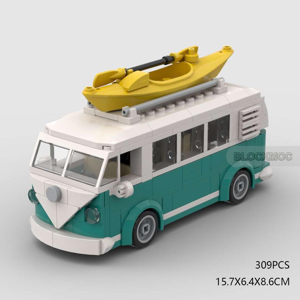 MOC MK1 T1 Cabriolet Station Wagon Sports Vehicle SUV Car Building Blocks Brick Racing Creative Supercar Kids Toys Gift