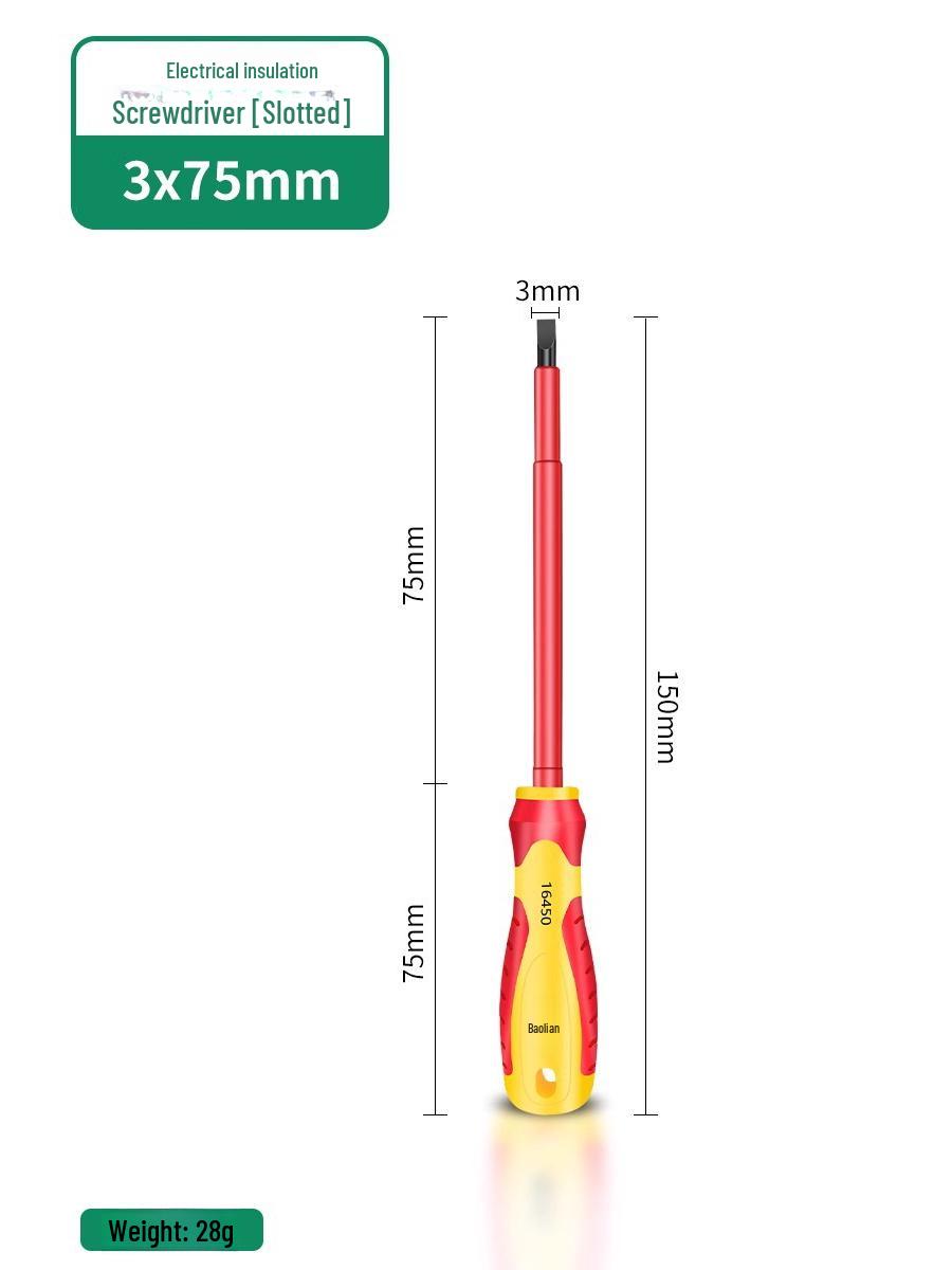 

Набор изолированных магнитных отверток - Phillips, шлицевые и Torx для электриков