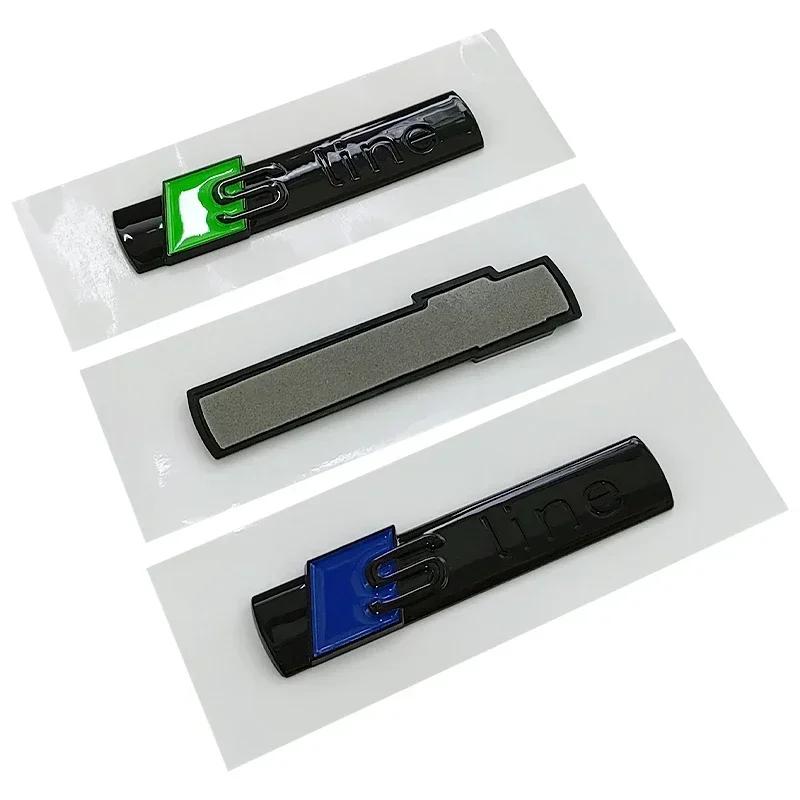 ABS Car Side Sticker Trunk Logo for a2 Sline S Line A4 A5 A6 A8 S3 S4 S5 S6 S7 S8 SQ5 SQ7 A3 Q5 Q7 Q8 RS3 RS4 RS5 Badge Emblem