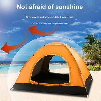 Outdoor Campingzelt - Manuelles & Automatisches Feder-Doppel-/Einzelschichtzelt für 1-4 Personen