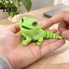 PLA Lizard Model 3D Printed Bearded Dragon Figure, Realistic Fidget Toy with Simulated Flexible Joints, Articulated Reptile for Desk Decoration