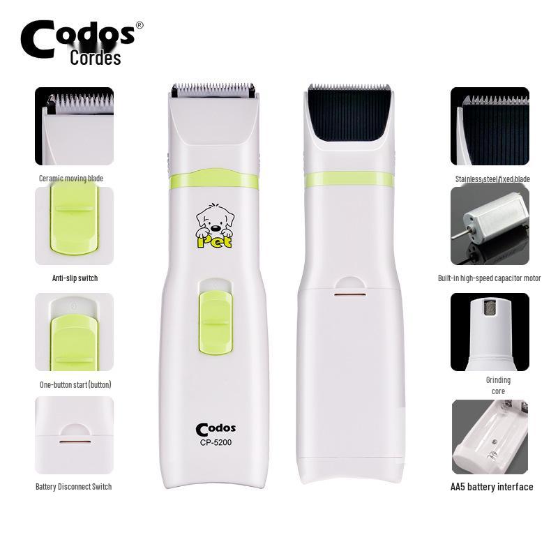 Kodes CP-5200 Машинка для стрижки питомцев и шлифовальная машинка для ногтей Комбо для собак - Бесплатная доставка Piece