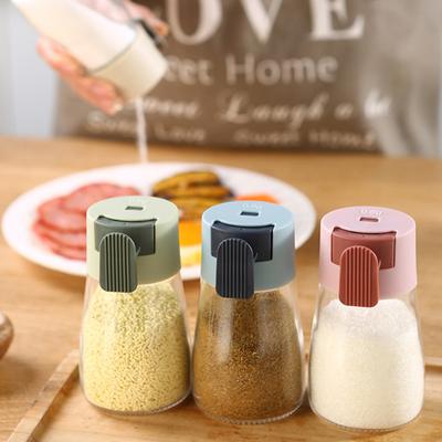 Widely Used Large Capacity Durable Food Grade Quantitative Salt Control Bottle Seasoning Jar Salt Shaker