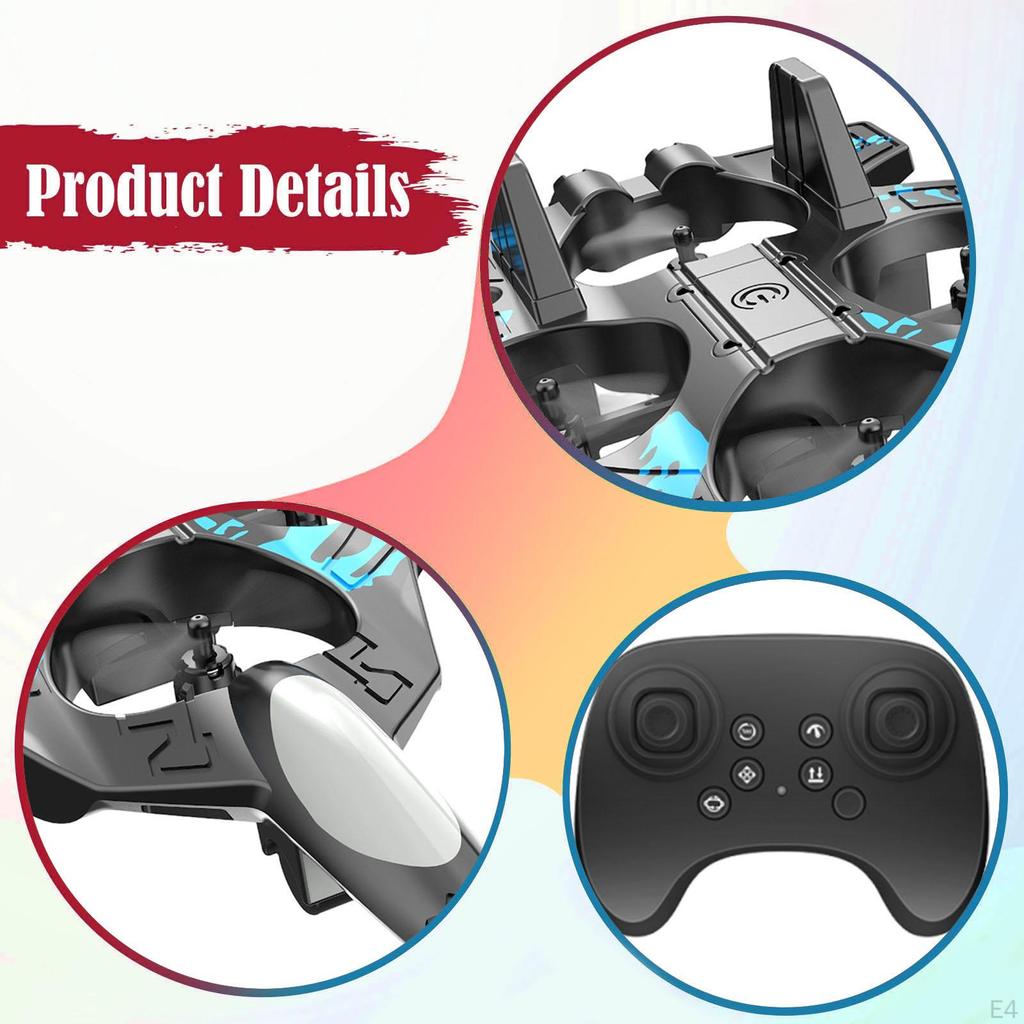Foam Remote Control Airplane for Kids, 360° Rotating Portable RC Glider Park, Garden, Adults