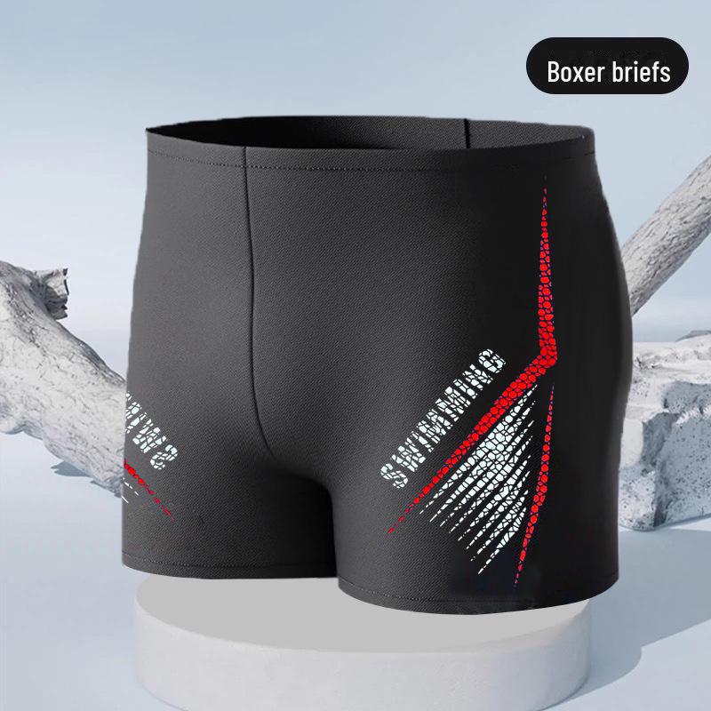 Men's Quick-Dry Nylon Swim Trunks - Simple Fashion Hot Spring Swimwear