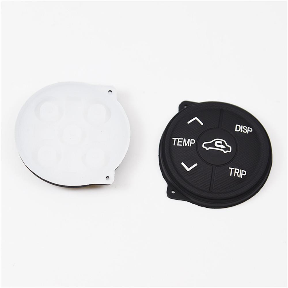 Pair Steering Wheel Control Rubber Button Cushion For Toyota Prius Prius C 12-14