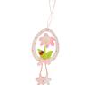 Wooden Egg Pendant 15CM Easter Pink