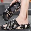 Sandali alla Moda Uomo Ciabatte da Spiaggia Monocolore Sandali Estivi Antiscivolo Pantofole Unisex Morbide Scarpe Ultraleggere da Esterno di Lusso Donna