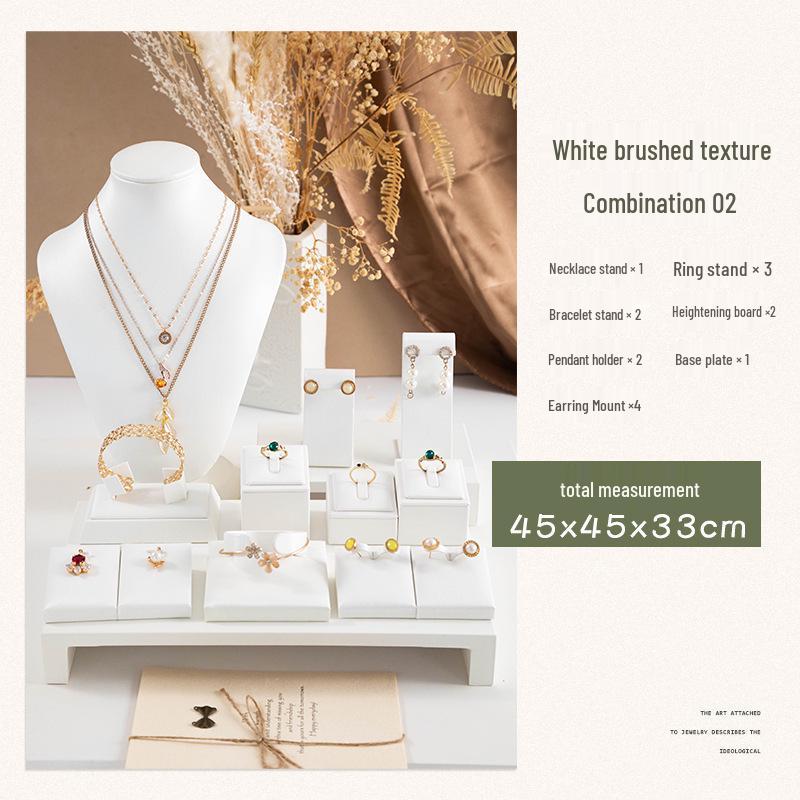 Spring Melt Jewelry Display: Bracelet, Earring, Necklace, and Ring Stand