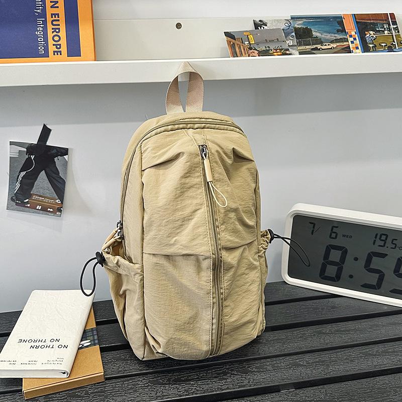 2-in-1 one-shoulder, double-shoulder backpack, chest bag, waterproof, wear-resistant, simple, solid color outdoor commuter bag, high value