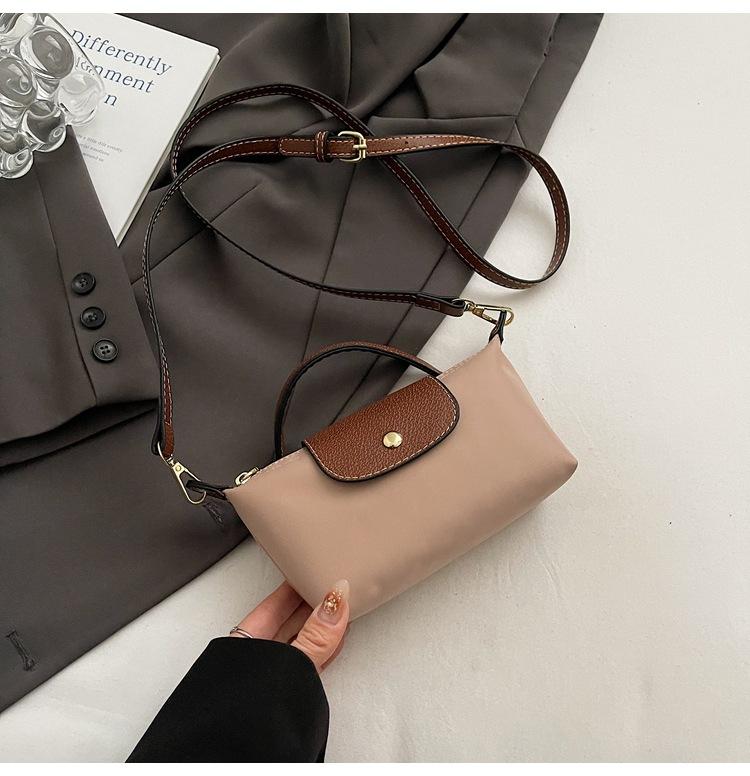 

Модная мини-сумка-пельмень, повседневная наплечная сумка, новая высококлассная ретро нишевая простая и универсальная сумка через плечо