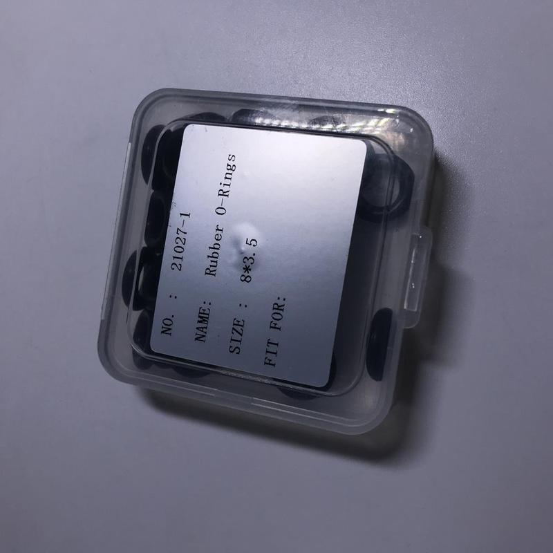 100 SZTUK Zestawy Wtryskiwaczy Paliwa Gumowe O-ringi FKM ROZMIAR:8*3.5MM, Zielony 21027