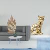 Classic Catholic Resin Cat Animal Sculpture Figurine Art Craft Ornament for Office Table Car Home