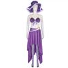 One Piece Nico Robin Cosplay Kostüm, Sekundärer Anime-Charakter Vollständiges Rollenspiel-Outfit