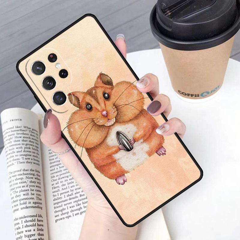 Hamster Kunst Handyhülle Cover Für Samsung Galaxy S24 S25 Ultra S21 S22 Ultra S10E Note 10 Plus Note 20 FE S23