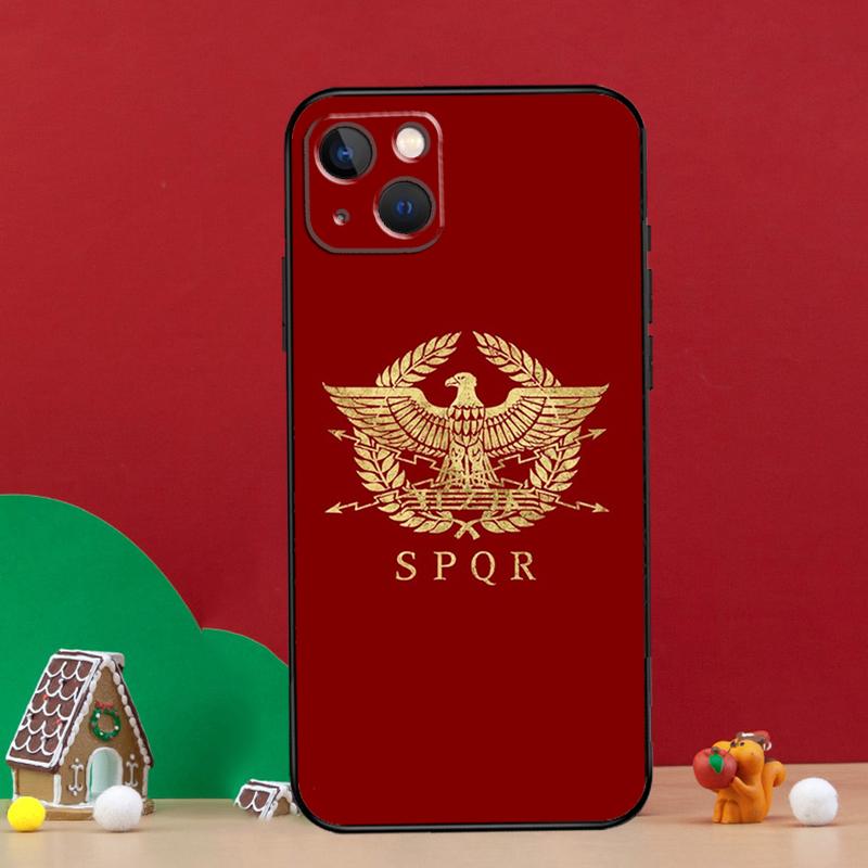 

SPQR Roman Imperial Legion Phone Case For iPhone 15 13 11 12 14 Pro Max XS Plus X XR 12 13 Mini Soft Cover iPhone 13 mini