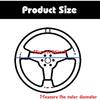 Fluffy Steering Wheel Cover For Women, YUNXNYC Fuzzy Winter Fashion Wool Fur Soft Furry Steering Wheel Covers Warm Plush Non-Slip Car Decoration
