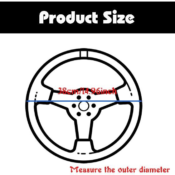 Fluffy Steering Wheel Cover For Women, YUNXNYC Fuzzy Winter Fashion Wool Fur Soft Furry Steering Wheel Covers Warm Plush Non-Slip Car Decoration