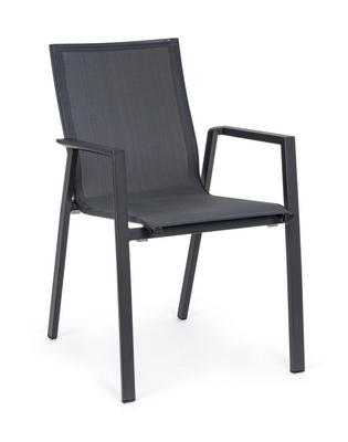 Bolzano Kastor Garden Chair Anthracite Bolzano 56 X 61.5 X 88 Cm