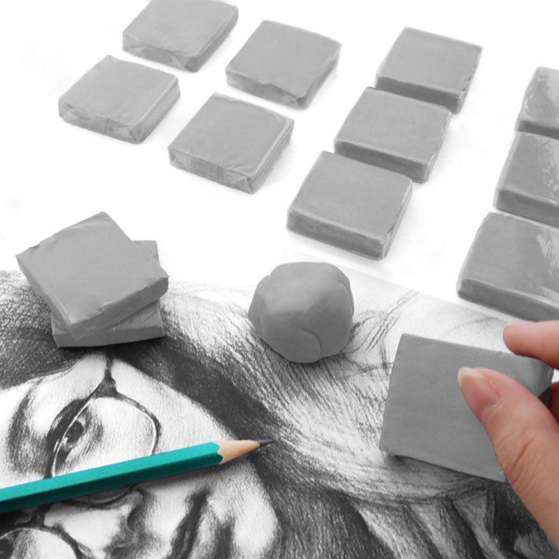 4er-Pack [Exklusiv 0,01 Yuan] Knetgummi-Skizzenradierer zum Zeichnen & Malen