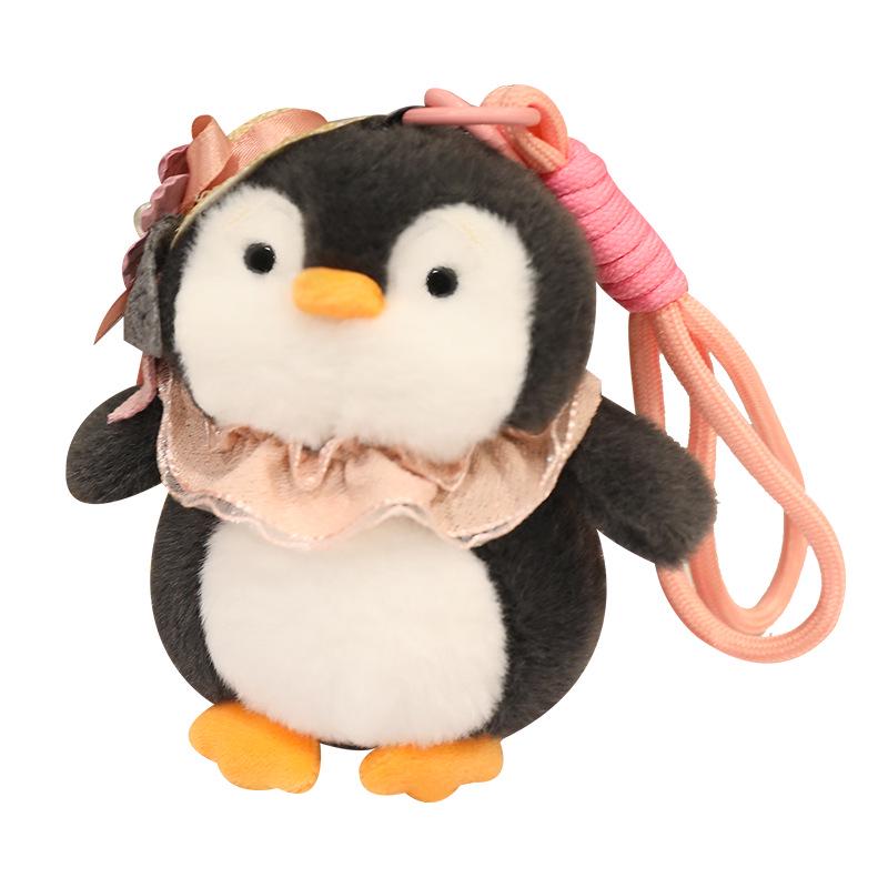 Adorable Penguin Plush Backpack Keychain Pendant Gift
