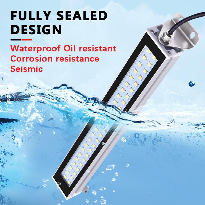 LED Explosion-proof Light IP67 Waterproof Oil Proof Machine Tool CNC Lathe Lamp Workshop Warehouse Aluminum Alloy Work Lamp