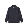 Solid Color Baseball Collar Casual Woven Jacket Men Jacket Navy-Blue F11M411706F-NV