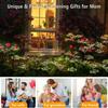 2 Modes Switching LED Floral Firework 6/810 Heads Landscape Lighting Solar Lawn Lamp  Party