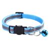 Reflective Breakaway Dog Cat Collars with Bell Safety Buckle Adjustable Soft Kitten Collar Pet Accessories for Cats Kittens